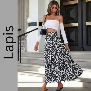 Lapis High Waist Skirt.